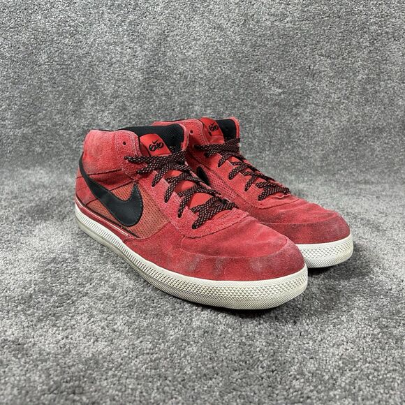 Nike MAVRK 6.0 MID 2 386611-601 Mens Size 12 Red Suede Athletic Shoes Used main image 6
